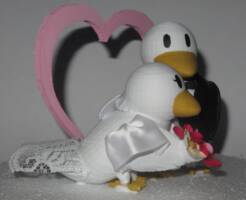 Bird themed Wedding Cake Topper (Self Customs) Custom Diorama / Playset