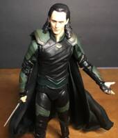 Mafex Infinity War/Ragnarok Loki Glow Up (Avengers) Custom Action Figure