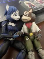Krystal Mccloud (Star Fox) Custom Action Figure [Fox x Krystal]