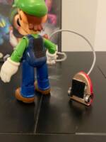 Luigi with Polturgust 3000 (Super Mario Bros) Custom Action Figure