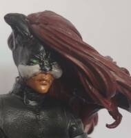 Yolanda Montez / Wildcat II (DC comics) (DC Multiverse) Custom Action Figure [A close up of Yolanda's face]