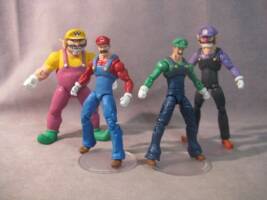 Waluigi (Super Smash Bros.) Custom Action Figure