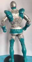 Hector Hall / Silver Scarab (DC Comics) (DC Multiverse) Custom Action Figure [Hector Hall - back view]