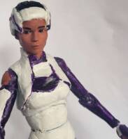 Maya Ducard / Nobody II (DC Comics) (Marvel Select) Custom Action Figure [Maya - detail view]