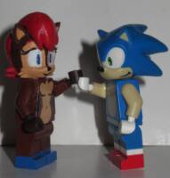 Lego Priness Sally (Sonic) Custom Miniature / Figurine