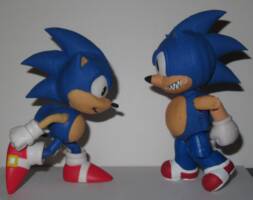 Pseudo Sonic (Sonic) Custom Action Figure
