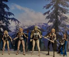 Helga the forgotten Valkyrie (DC Direct) Custom Action Figure