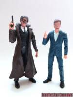 Commissioner Jim Gordon (Batman) Custom Action Figure [Commissioner Jim Gordon custom action figure with J. Jonah Jameson figure]