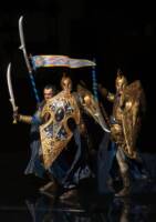 High Elven battlegroup, lord Elrond with 2 troopers. (Lord of the Rings) Custom Action Figure