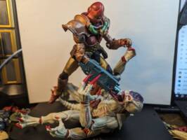 Samus Aran (Warhammer) Custom Action Figure
