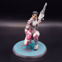 Clay Figurine Ashley Williams (Mass Effect) Custom Miniature / Figurine