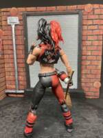 Harley Quinn (Batman) Custom Action Figure [Full body back]