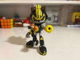 Shard the Mecha Sonic in Jakks Scale (Sonic) Custom Action Figure