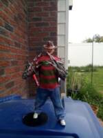 Freddy Krueger (hypodermic needled fingers scene from Dream Warriors) (Nightmare on Elm Street) Custom Action Figure