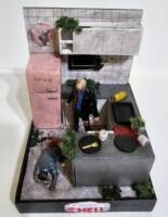 Zombie Kitchen (Walking Dead) Custom Diorama / Playset