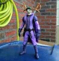 Caped Escapism Crusades saga:Bettencourt Jester McGlee :in Joker's Wild (not canon original idea) (DC Universe) Custom Action Figure