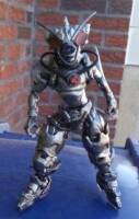 Caped Escapism Crusades saga: Mantadroid (a Cyborg/Black Manta amalgam original idea and design) (Original) Custom Action Figure