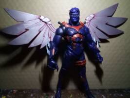 Dark Beast Archangel one fourth of Apocalypse's Horsemen (original idea) (Marvel Universe) Custom Action Figure