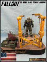 US.Army T-45 Power Armour (Fallout) Custom Diorama / Playset