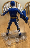 Blue Dino Thunder Ranger Super Dino Mode (Power Rangers) Custom Action Figure [Back View]