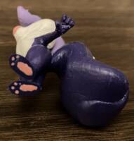 Fifi La Fume (Tiny Toon Adventures) Custom Action Figure [Bottom View]
