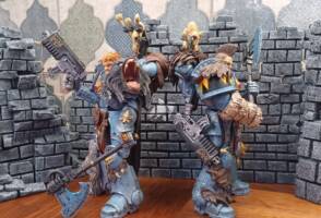 Mcfarlane wolf guard space marine (Warhammer) Custom Action Figure