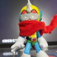 Bravoman (Pac-Man) Custom Action Figure [Scarf covered Hero]