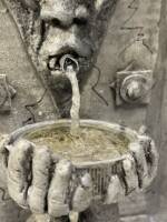 Statue and fountain (Dungeons and Dragons) Custom Diorama / Playset