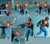 Shadow Man II (Mike LeRoi) (Valiant) Custom Miniature / Figurine