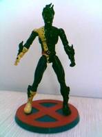 Sunspot in mid-transformation (Marvel Legends) Custom Action Figure