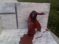 Saw Bathroom (Movie Maniacs) Custom Diorama / Playset