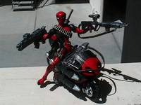 Animated Deadpool W/ Mini-Bike (Marvel Legends) Custom Action Figure