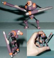 NapalmMan.EXE (Megaman) Custom Miniature / Figurine