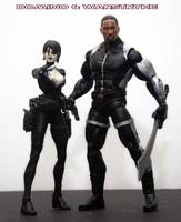 Domino & Warstryke (Marvel) Custom Action Figure