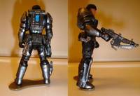 Marcus Fenix (Mini Figure) (Gears Of War) Custom Action Figure