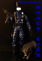 Blue Snake Eyes Marvel Legends Style (G.I. Joe) Custom Action Figure