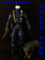 Blue Snake Eyes Marvel Legends Style (G.I. Joe) Custom Action Figure
