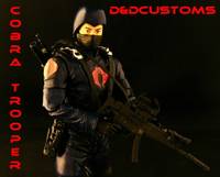 Cobra Soldier Trooper Marvel Legends Style (G.I. Joe) Custom Action Figure