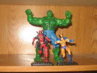 Hulk Vs. Wolverine and DEADPOOL!!! (Marvel) Custom Action Figure