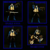 Snake Eyes V3 Marvel Legends Style (G.I. Joe) Custom Action Figure