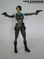 TOMB RAIDER: LARA CROF - DRYSUIT LIGHT Costume (Tomb Raider) Custom Action Figure