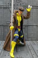 Gambit (Gold/Blue Uniform) (Marvel Legends) Custom Action Figure