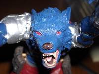 Cobalt Crimson Wolf Form (Original) Custom Action Figure