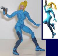 Zero Suit Samus (Metroid) Custom Action Figure
