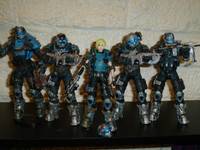 COG Soldier Support Gunner (Gears Of War) Custom Action Figure