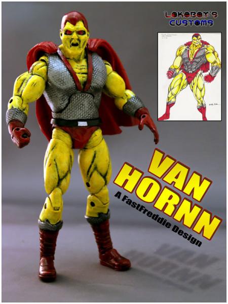 Van Hornn (Fast Freddie) Custom Action Figure