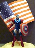 What if?..Civil War Iron Man/Captain America (Marvel Universe) Custom Action Figure