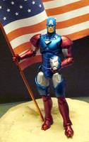 What if?..Civil War Iron Man/Captain America (Marvel Universe) Custom Action Figure
