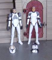 349th Walker Pilot & Gunner (Star Wars Clone Wars) Custom Action Figure