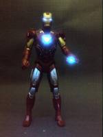 Electronic Iron Man Mark Armor VI (Iron Man 2) Custom Action Figure